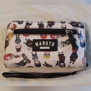 Naruto Shippuden Character Print Wristlet